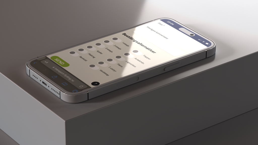 Transport og Flytting — mobil