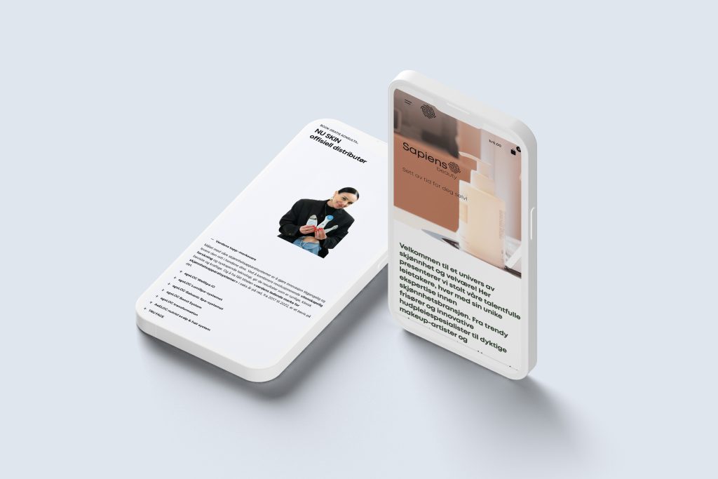 Sapiens — nettside