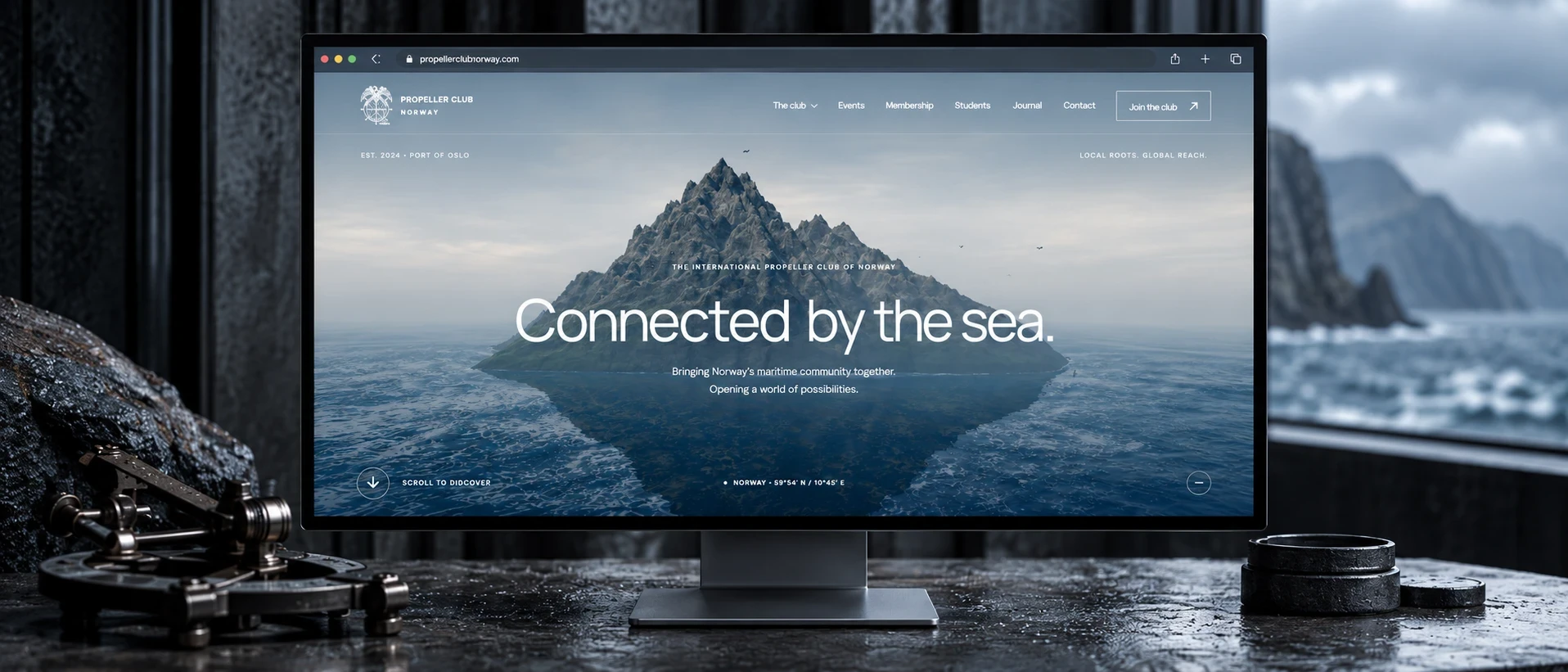 Propeller Club Norway — Connected by the sea — i 3D.